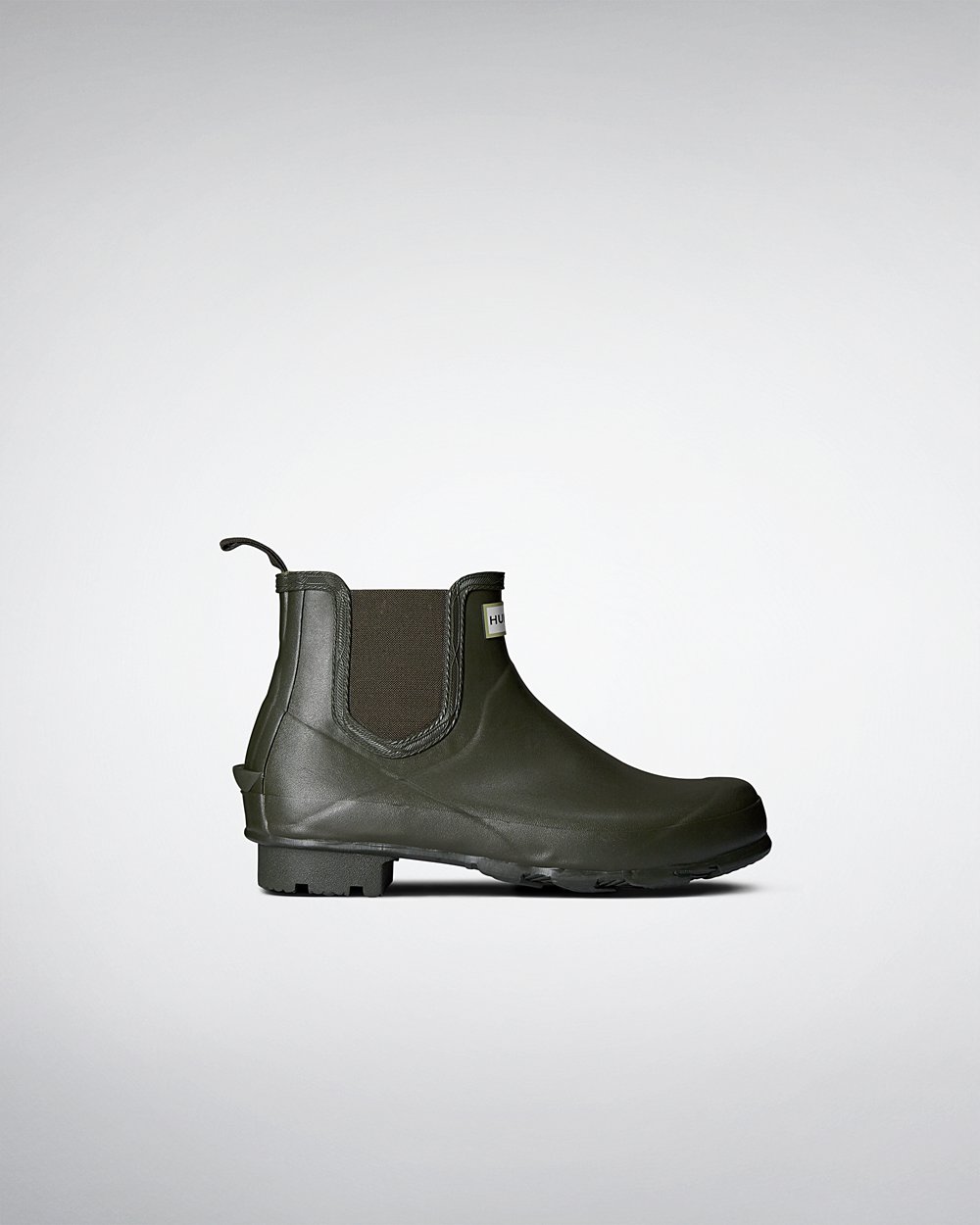 Botas Chelsea Hunter Hombre Verde Oscuro Oliva Norris Field 037185-KZW